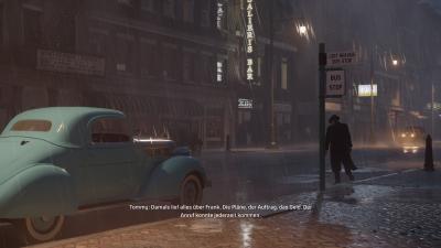 Wetter, Nacht und Lampen, einfach schön.