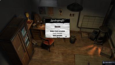 Die Profilauswahl - Im Hintergrund ein stimmungsvolles Büro - Mit Ofenheizung.