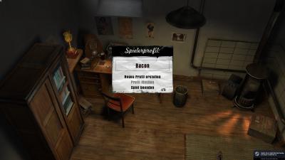 Die Profilauswahl - Im Hintergrund ein stimmungsvolles Büro - Mit Ofenheizung.