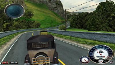 Wir verfolgen Autos auch in schön grünen Ladnschaften au0erhalb der Stadt.