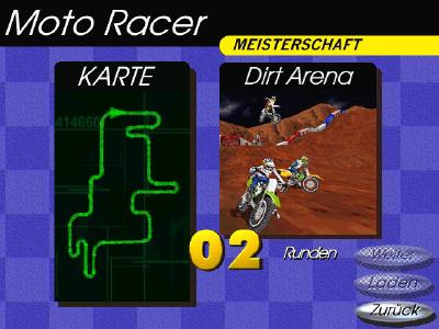 Vor jedem Meisterschaftsrennen gibt es einen Überblick über den Streckenverlauf und anhand einer Standgrafik kann sich der Spieler ein Bild von dieser machen.