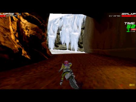 Mit dem Motorrad auf Speed Bay unterwegs.