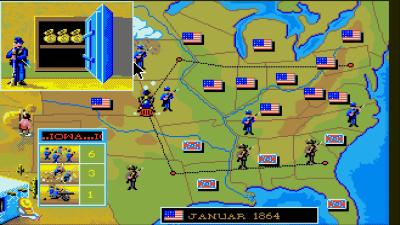 Sobald ein Spieler mit seiner Runde fertig ist, fährt ein Zug zwischen seinen Forts und liefert Gold. Das wird benötigte, um weitere Soldaten zu kaufen.