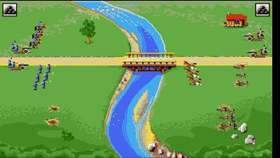 Sobald der Kampf beginnt, gibt es auch gleich die ersten Verluste.