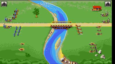 Sobald der Kampf beginnt, gibt es auch gleich die ersten Verluste.