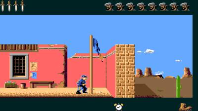 In der Fort Action-Einlage muss der Spieler gegen die Zeit antreten und das Ende des Forts vor dem Verstreichen der Zeit erreichen.