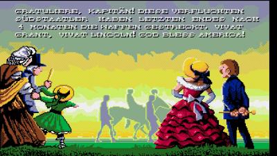 Gewinnt eine Seite den Krieg, so folgt eine kurze Outro-Sequenz.