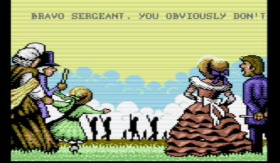 ...feiert die andere Seite ihre heimkehrenden Truppen.