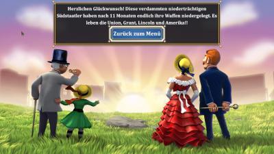 Wie im Original gibt es einen kleinen Abspann am Ende des Krieges.