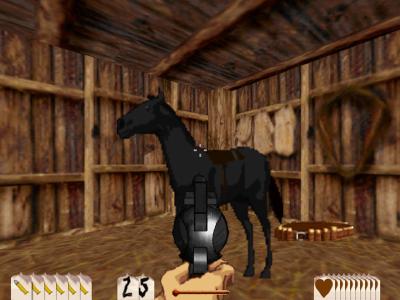 Unser Pferd, den Begleiter, den wir immer am Levelanfang sehen (Outlaws - Classic).