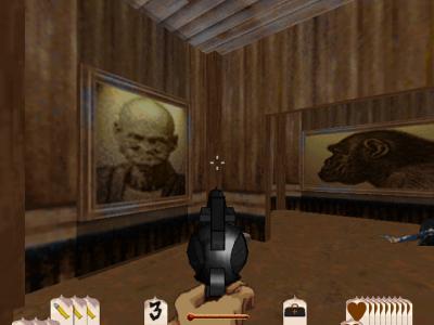 Im zweiten Level sind wir auch in einer Art Museum (Outlaws - Classic).