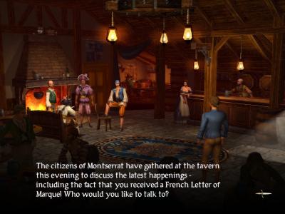 Die Taverne – Ort der nützlichen Informationen und Job-Börse für Seeleute mit flexibler Moral.