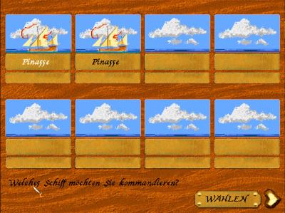 Unsere noch nicht so mächtige Flotte.