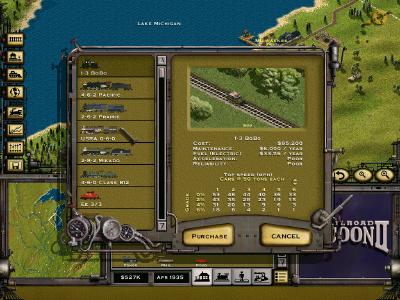 Die verfügbaren Fahrzeuge ändern sich immer über die Jahre. Hier eine kleine E-Lokomotive.