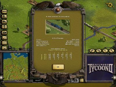 Die verfügbaren Lokomotiven passen nicht unbedingt ins Szenario, wie hier diese US-Lok auf einer Deutschlandkarte.