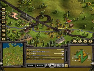 Der Computer baut nicht unbedingt schön, wie an diesem Beispiel bei Köln ersichtlich ist.