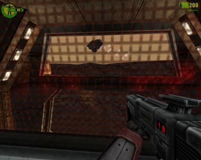 In der Umgebung passiert so einiges, hier wird ein Raumschiff abgeschossen.