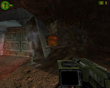 Mit dem Raketenwerfer erstellen wir neue Wege.