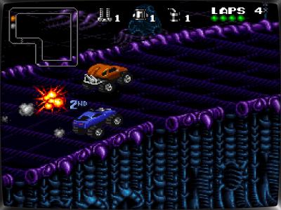 Verlieren wir (oder ein Gegner) die Panzerung komplett, so explodiert das Fahrzeug. Nach wenigen Sekunden geht es dann aber direkt weiter, in der Regel einige Plätze weiter hinten.