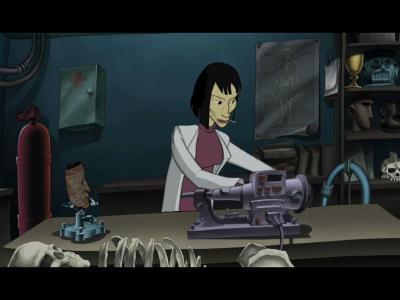 Dieser Wissenschaftlerin bereiten wir nur Probleme, da durch uns wertvolle Exponate in Staubpartikel verwandelt werden.