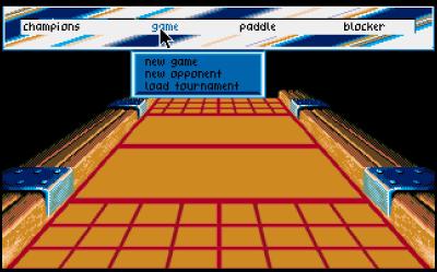 Im Spiel können wir über das Menü auch direkt ein neues Turnier, andere Gegner zum Trainieren aussuchen oder ein neues Trainingsspiel starten.
