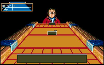 Auch einen Block in der Mitte können wir hinzufügen, dieser bewegt sich auch langsam und kann in der Breite verändert werden. So kann man schön lange nur mit sich selbst spielen.