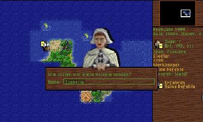 Gründen wir eine Siedlung, so dürfen wir dieser einen Namen geben. Der Vorschlag orientiert sich an der von uns gewählten Nation.