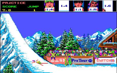 Landen wir beim Sprung nicht richtig, so stehen wir danach leicht flach aus.