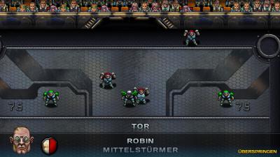 Wir haben getroffen. Unsere Spieler haben mittlerweile auch einen Namen.