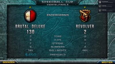 Es gibt nach den Spielen wie eine Übersicht über die wichtigsten Statistiken des Spiels.