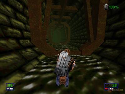 Die Kanalisation hält sich passenderweise in grün und braun.