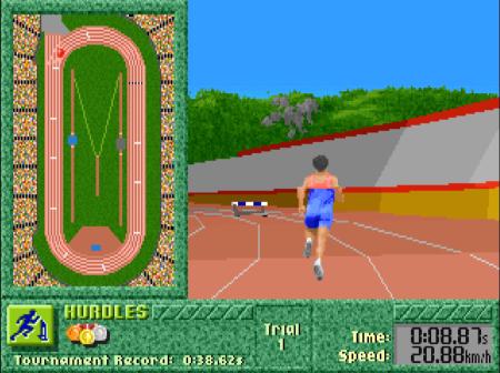 Beim 400 Meter Lauf kommt es auf Tempo und Genauigkeit an.