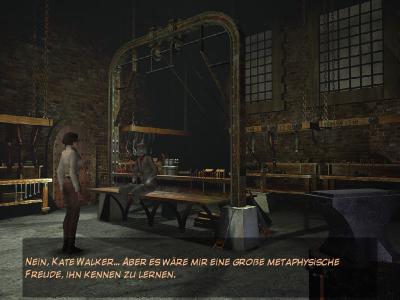 Wir treffen aus Oscar. Dieser begleitet uns den Rest des Spiels.