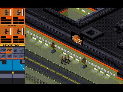 Kleine Bildschirme mit Videos lockern die sonst recht eintönigen Städte auf.