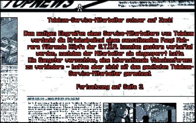 Am Ende des Tages sind wir der Held und werden sogar mit einem Artikel in einer Zeitung geehrt.