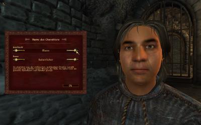 Charaktererstellung im kaiserlichen Gefängnis