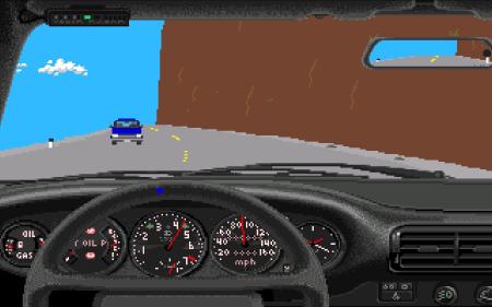 Auch auf den Gegenverkehr müssen wir achten.