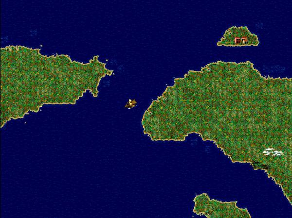 Bild aus dem Pirates! Gold mit der Ansicht der Seekarte.