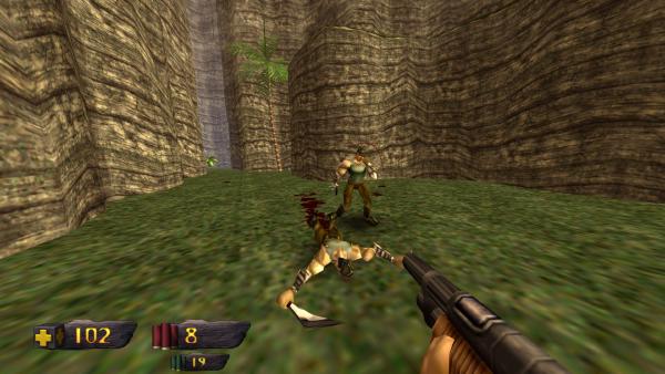 Bild aus dem Remaster von Turok: Dinosaur Hunter