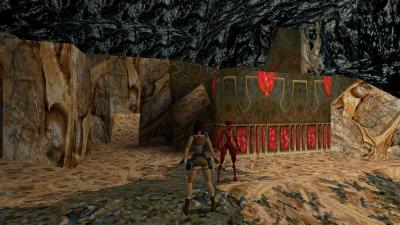 Lara ich möchte dir die andere Lara vorstellen. Dieser NPC bewegt sich genau entgegengesetzt zu uns.