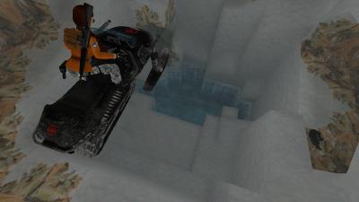 In Tibet sind wir mit dem Schneemobil unterwegs.