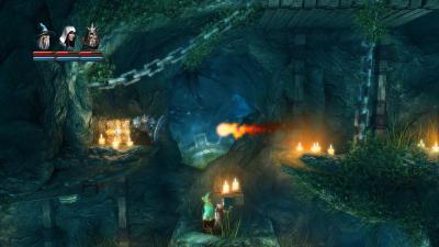 Der Ritter Pontius kann mit seinem Schild Feuerbälle abwehren.