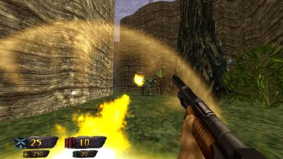 Schöne Lichteffekte, aber auch einiges an Schaden.