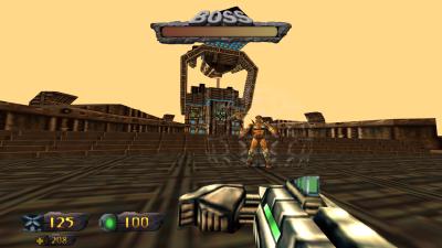 Der Endboss wartet unter freiem Himmel auf uns.