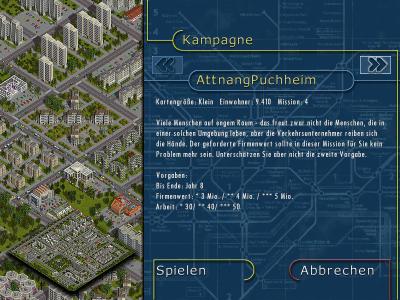 Bevor wir eine Mission starten, bekommen wir einen Überblick über die Ziele sowie einige Informationen zur nächsten Stadt.