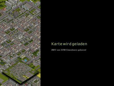 Bei größeren Städten muss selbst auf aktuellen PCs etwas gewartet werden, bis die Gebäude gebaut und die Einwohner geboren wurden.