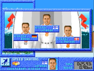 Nach jeder Disziplin werden die Medaillien verliehen.