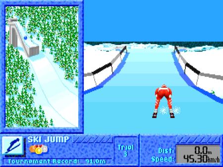 Beim Sprung ist die Ausrichtung und die richtige Technik entscheidend.