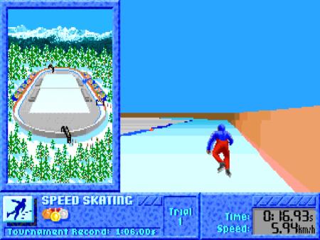 Beim Eisschnelllauf kommt es nur auf die Geschwindigkeit an.