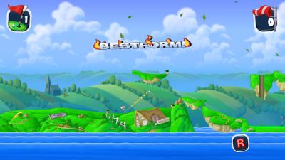 Treffen wir den Ball richtig gut, gibt es entsprechendes Feedback.